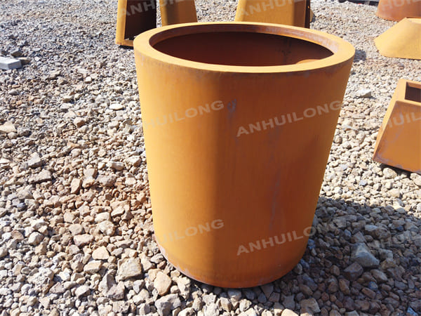 Decorative  corten steel planters For Landscaping