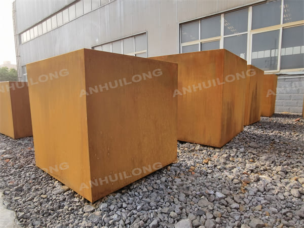 Factory Price Corten Steel Planters Wholesale