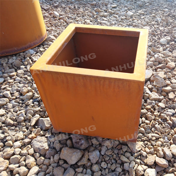 Decorative corten steel planters Wholesale