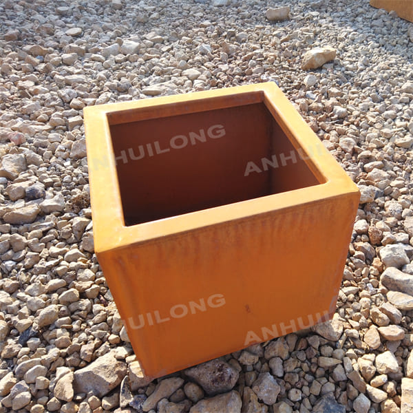 Decorative corten steel planters Wholesale