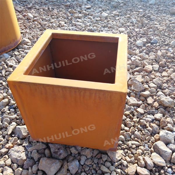 Decorative corten steel planters Wholesale