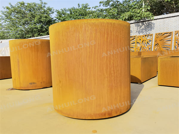 Popular Round Corten Steel Planters 2022