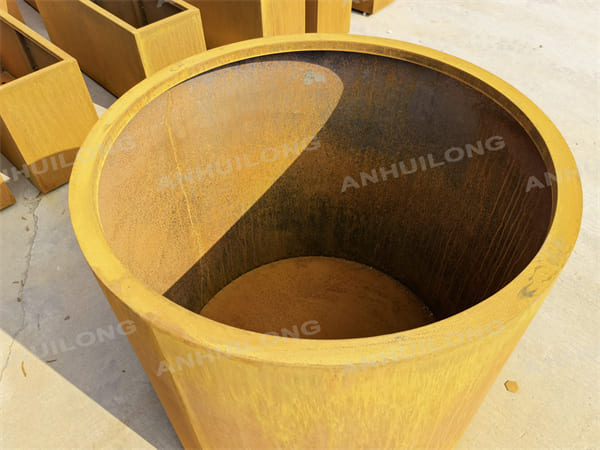 Popular Round Corten Steel Planters 2022