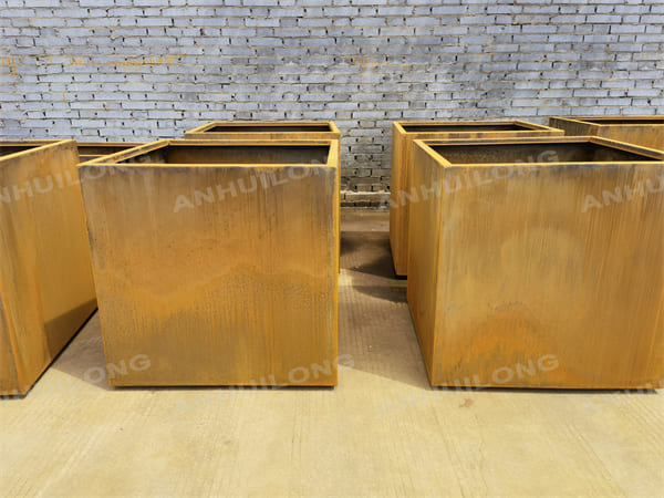 Rustic Corten Steel Planters China Audited Manufacturer