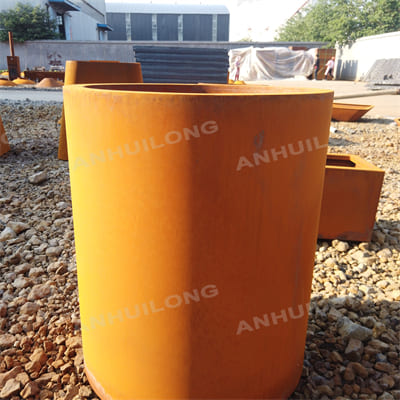 The favorite exterior decorationcorten steel planters