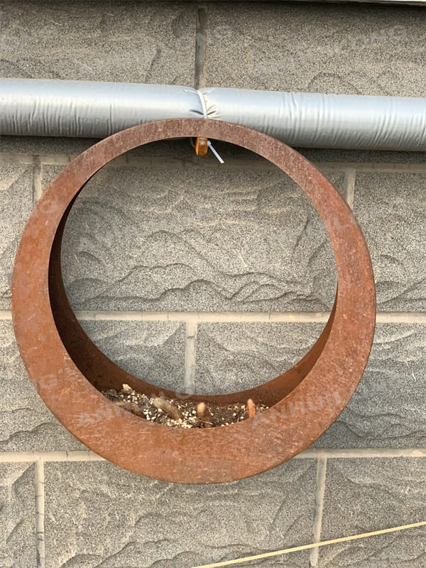 Nature Style corten steel hang wall metal planters for gardening articles