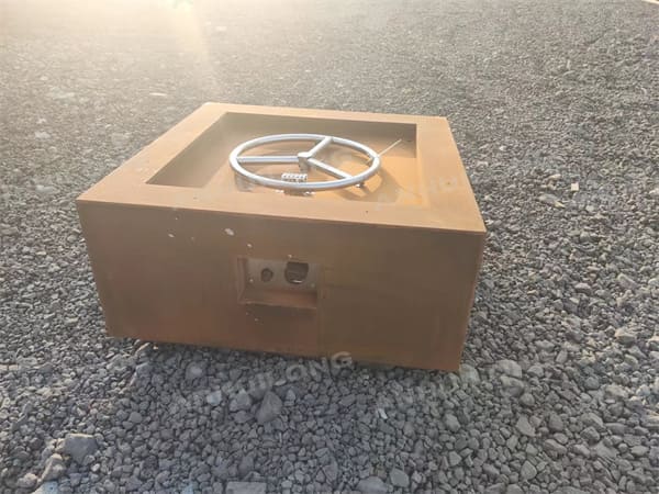 Free Maintenance Corten Steel Natural Gas Fire Pit