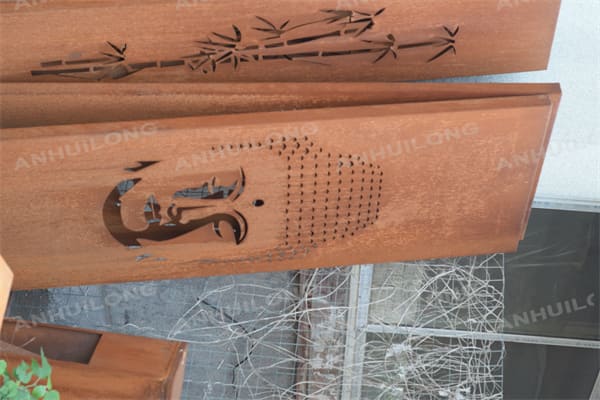 AHL nostalgia Corten steel fence posts For Gardening Articles Supplier