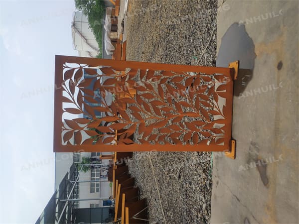 AHL corten steel Decorative garden screen panels For Park Project