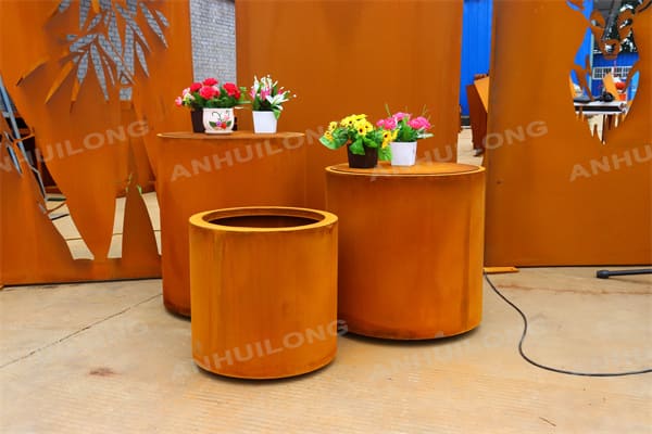 AHL corten steel No maintenance Corten steel garden gate For Resort