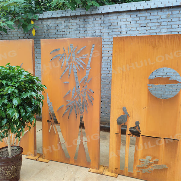 AHL corten steel Weathering Resistant Steel Corten steel garden gate