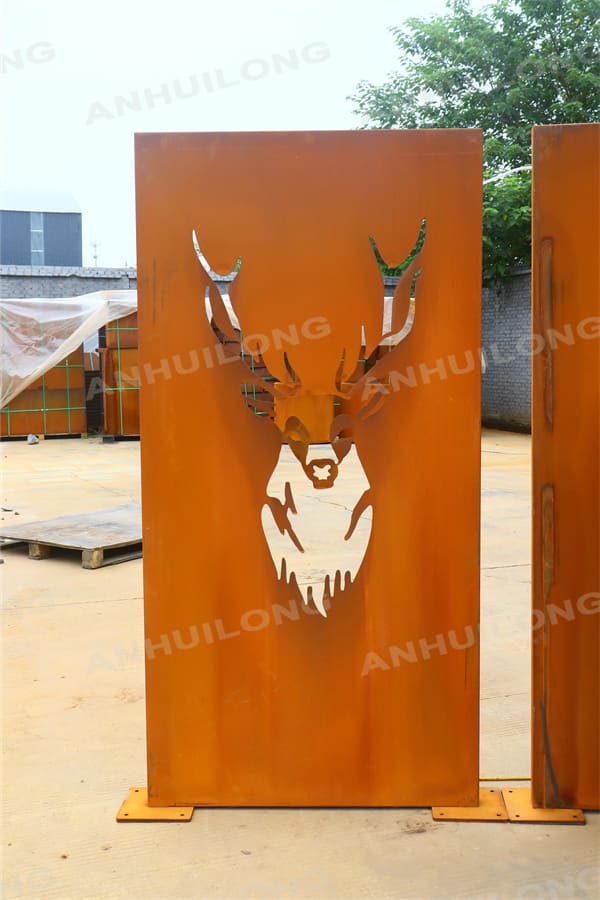 AHL corten steel European style screen panels For City Gardens Landscape