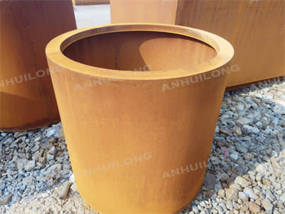 Customizable high quality AHL corten steel planter
