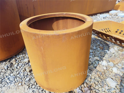 Customizable high quality AHL corten steel planter