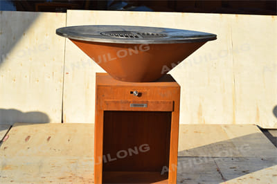 Easy Assemble Corten Grill BBQ