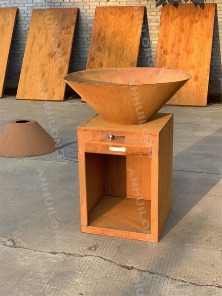 User-Friendly corten steel bbq grill for Outdoor Entertainment