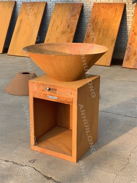 User-Friendly corten steel bbq grill for Outdoor Entertainment