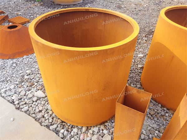 economic and durable metal large planters