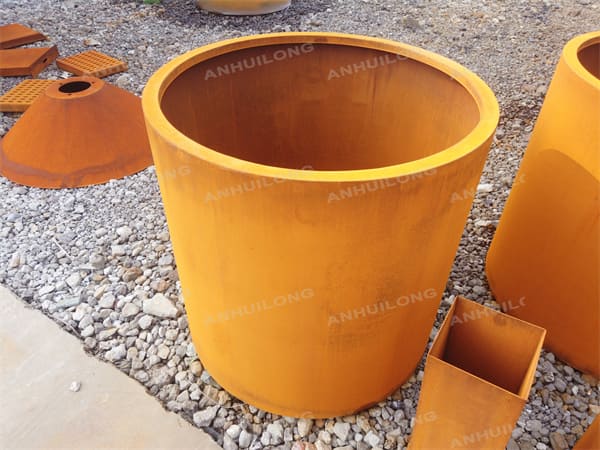 economic and durable metal large planters