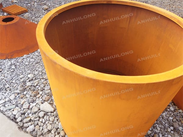 economic and durable metal large planters