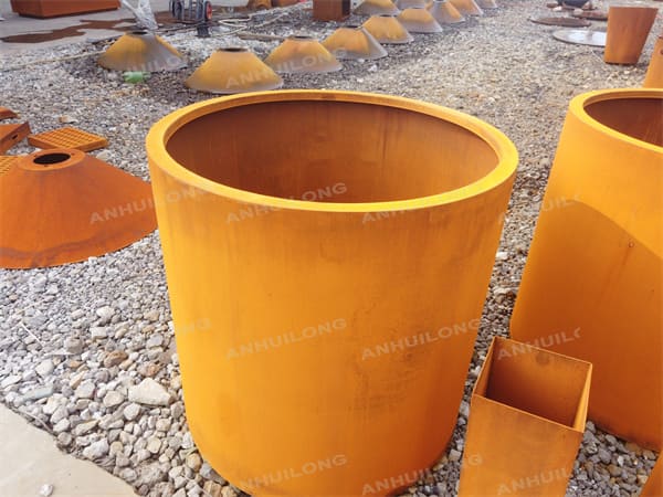 economic and durable metal large planters