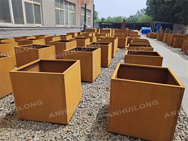 commercial large stock metal planter