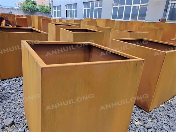 corten steel planters Manufacturer