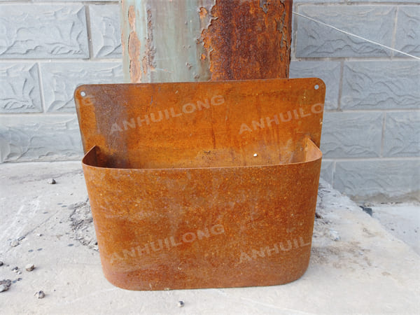 Custom Light Weight Corten Steel Planter Pot For Hanging