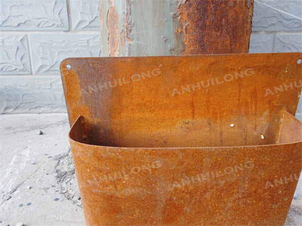 Custom Light Weight Corten Steel Planter Pot For Hanging