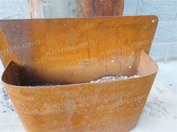 Customization Corten Steel Planter Pot For Indoor Or Outdoor