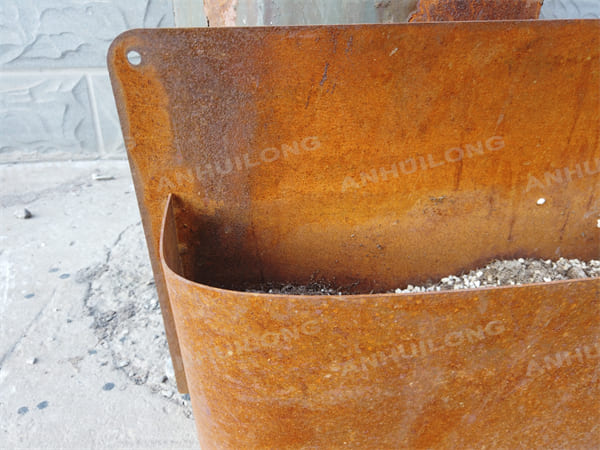 Customization Corten Steel Planter Pot For Indoor Or Outdoor