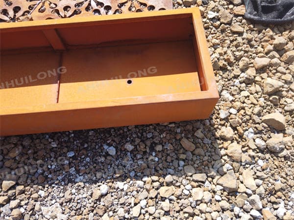 Abstract Geometric Corten Steel Planter Box