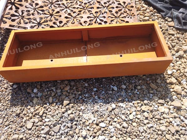 High Quality Corten Steel Planter For Municipal Projects