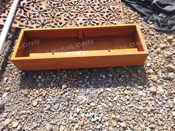 High Quality Corten Steel Planter For Municipal Projects