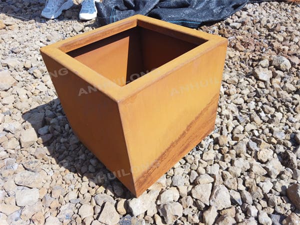 AHL Corten Steel Planter Pot That Is Both Ornamental And Practical