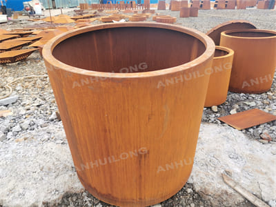 AHL Our excellent Corten steel flower POTS