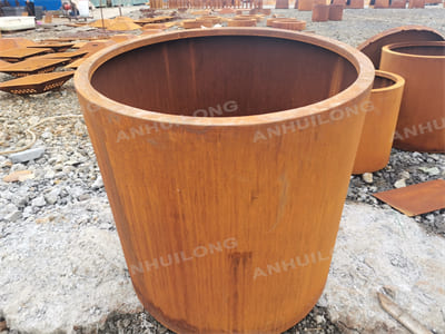 AHL Our excellent Corten steel flower POTS