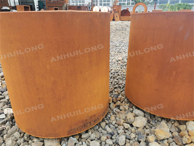 AHL Our excellent Corten steel flower POTS