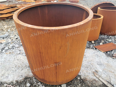 AHL stylish Corten Steel vegetable planter