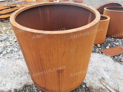 AHL stylish Corten Steel vegetable planter