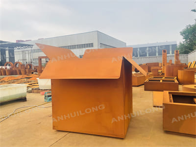 AHL weatherproof corten steel planter