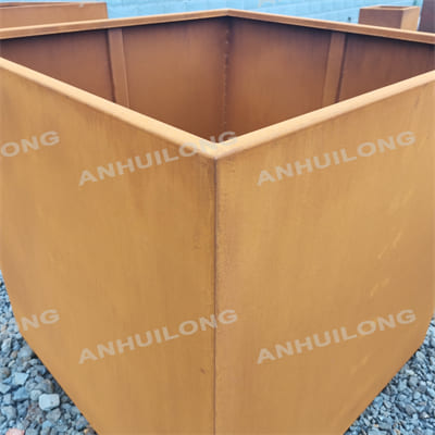 Customizable AHL beautiful corten steel planter