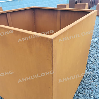 Customizable AHL beautiful corten steel planter