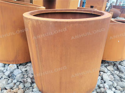 Stylish weatherproof steel flower POTS by AHL