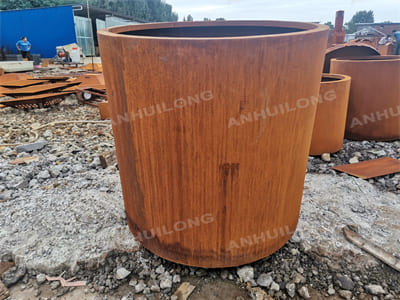 Stylish weatherproof steel flower POTS by AHL