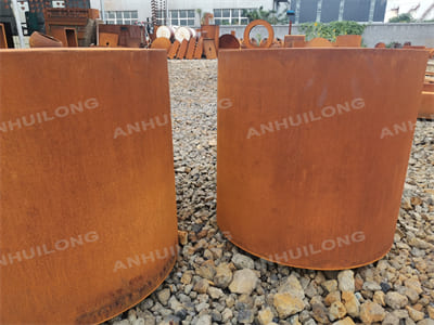 Stylish weatherproof steel flower POTS by AHL