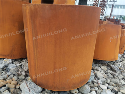 Stylish weatherproof steel flower POTS by AHL