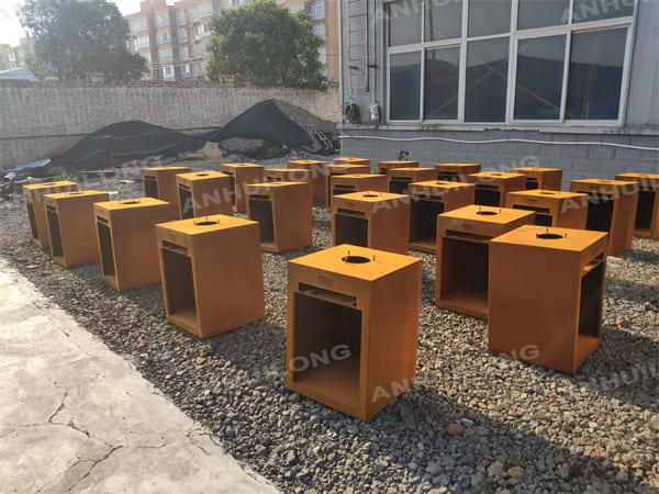 Heavy duty corten steel grills for garden party manufacturers