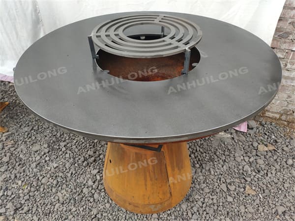 European Style Corten Grill BBQ For Outdoor Cooking Manufacture