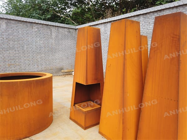 Outdoor heater corten steel fire pit For Outdoor Heating